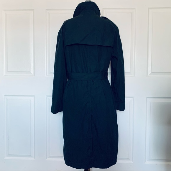 Defense Logistics Agency All Weather Lined Black Army Trench Coat 38R - Picture 5 of 12